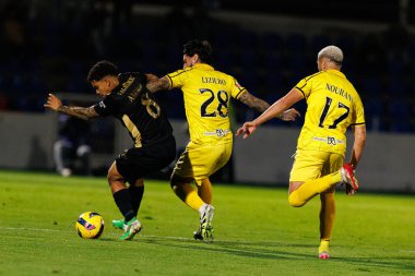 Alexsandro Amorim ve Igor Liziero, Liga Portekiz maçında FC Alverca ve CD Nacional (Maciej Rogowski / Ball Raw Images) takımları arasında görüldü.)