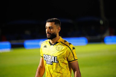 FC Alverca ve CD Nacional (Maciej Rogowski / Ball Raw Images) takımları arasında Liga Portekiz maçında Chiheb Labidi görüldü)