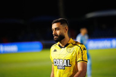 FC Alverca ve CD Nacional (Maciej Rogowski / Ball Raw Images) takımları arasında Liga Portekiz maçında Chiheb Labidi görüldü)