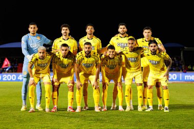 FC Alverca ve CD Nacional (Maciej Rogowski / Ball Raw Images) takımları arasında Liga Portekiz maçında görülen CD Nacional takımı)