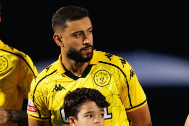 FC Alverca ve CD Nacional (Maciej Rogowski / Ball Raw Images) takımları arasında Liga Portekiz maçında Chiheb Labidi görüldü)