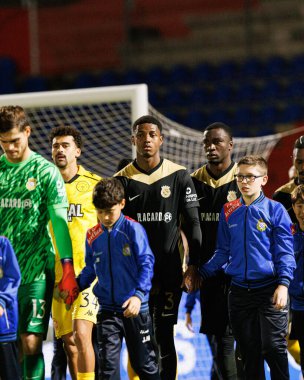 Julian Jose Martinez Liga Portekiz maçı sırasında FC Alverca ve CD Nacional (Maciej Rogowski / Ball Raw Images) takımları arasında görüldü)