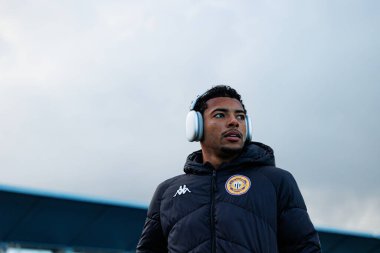 Matheus Dias, FC Alverca ve CD Nacional (Maciej Rogowski / Ball Raw Images) takımları arasında Liga Portekiz maçında görüldü.)