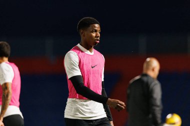 Julian Jose Martinez Liga Portekiz maçı sırasında FC Alverca ve CD Nacional (Maciej Rogowski / Ball Raw Images) takımları arasında görüldü)