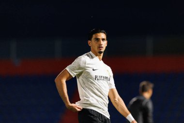 FC Alverca ve CD Nacional (Maciej Rogowski / Ball Raw Images) takımları arasında Liga Portekiz maçında Nabil Touaizi görüldü)