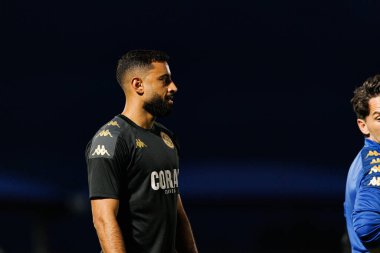 FC Alverca ve CD Nacional (Maciej Rogowski / Ball Raw Images) takımları arasında Liga Portekiz maçında Chiheb Labidi görüldü)