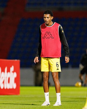 Matheus Dias, FC Alverca ve CD Nacional (Maciej Rogowski / Ball Raw Images) takımları arasında Liga Portekiz maçında görüldü.)