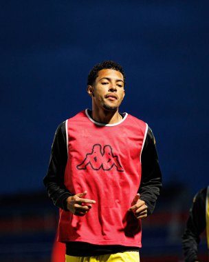 Matheus Dias, FC Alverca ve CD Nacional (Maciej Rogowski / Ball Raw Images) takımları arasında Liga Portekiz maçında görüldü.)