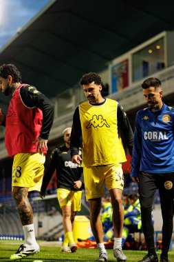 Leo Santos, Liga Portekiz maçı sırasında FC Alverca ve CD Nacional (Maciej Rogowski / Ball Raw Images) takımları arasında görüldü)