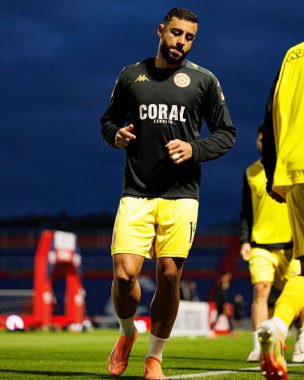 FC Alverca ve CD Nacional (Maciej Rogowski / Ball Raw Images) takımları arasında Liga Portekiz maçında Chiheb Labidi görüldü)