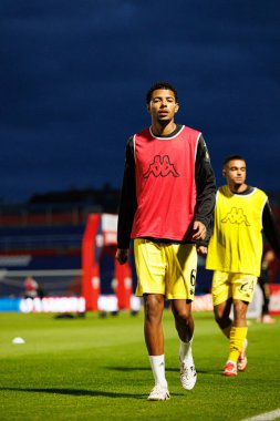 Matheus Dias, FC Alverca ve CD Nacional (Maciej Rogowski / Ball Raw Images) takımları arasında Liga Portekiz maçında görüldü.)
