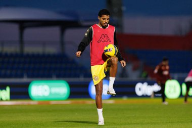 Matheus Dias, FC Alverca ve CD Nacional (Maciej Rogowski / Ball Raw Images) takımları arasında Liga Portekiz maçında görüldü.)