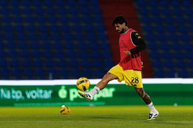 Igor Liziero, FC Alverca ve CD Nacional (Maciej Rogowski / Ball Raw Images) takımları arasında Liga Portekiz maçında görüldü.)