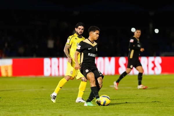 Igor Liziero ve Alexsandro Amorim, Liga Portekiz maçı sırasında FC Alverca ve CD Nacional (Maciej Rogowski / Ball Raw Images) takımları arasında görüldü.)