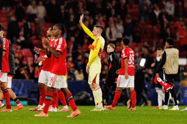 Anatoiy Trubin SL Benfica ve SSC Napoli (Maciej Rogowski / Ball Raw Images) arasındaki Şampiyonlar Ligi faz maçında görüldü)