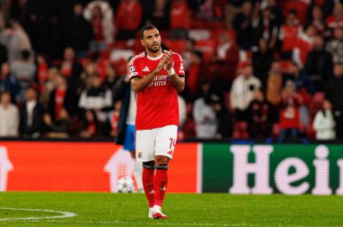 SL Benfica ve SSC Napoli (Maciej Rogowski / Ball Raw Images) arasındaki Şampiyonlar Ligi faz maçında Vangelis Pavlidis görüldü)