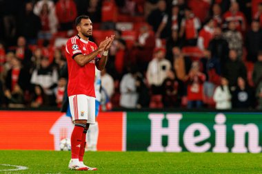 SL Benfica ve SSC Napoli (Maciej Rogowski / Ball Raw Images) arasındaki Şampiyonlar Ligi faz maçında Vangelis Pavlidis görüldü)