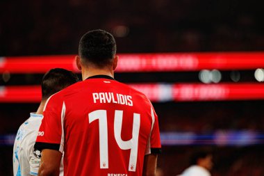 SL Benfica ve SSC Napoli (Maciej Rogowski / Ball Raw Images) arasındaki Şampiyonlar Ligi faz maçında Vangelis Pavlidis görüldü)