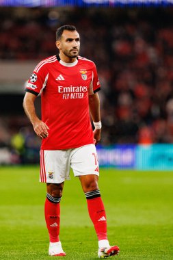 SL Benfica ve SSC Napoli (Maciej Rogowski / Ball Raw Images) arasındaki Şampiyonlar Ligi faz maçında Vangelis Pavlidis görüldü)