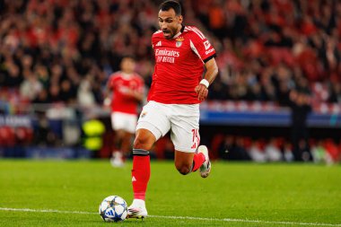 SL Benfica ve SSC Napoli (Maciej Rogowski / Ball Raw Images) arasındaki Şampiyonlar Ligi faz maçında Vangelis Pavlidis görüldü)