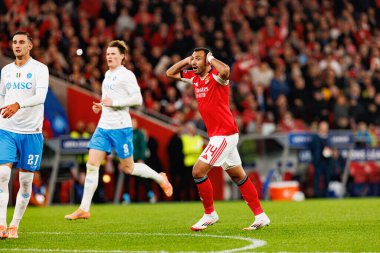 SL Benfica ve SSC Napoli (Maciej Rogowski / Ball Raw Images) arasındaki Şampiyonlar Ligi faz maçında Vangelis Pavlidis görüldü)