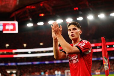 Georgiy Sudakov SL Benfica ve SSC Napoli (Maciej Rogowski / Ball Raw Images) arasındaki Şampiyonlar Ligi faz maçında görüldü)