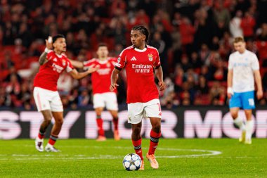 Leandro Barreiro Şampiyonlar Ligi faz maçında SL Benfica ve SSC Napoli (Maciej Rogowski / Ball Raw Images) arasında görüldü)