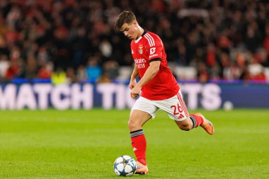 Samuel Dahl SL Benfica ve SSC Napoli (Maciej Rogowski / Ball Raw Images) arasında Şampiyonlar Ligi faz maçında görüldü)
