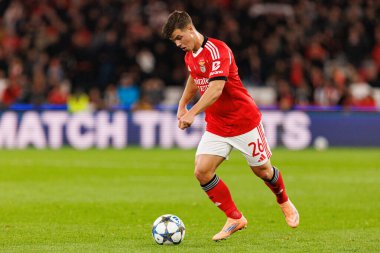 Samuel Dahl SL Benfica ve SSC Napoli (Maciej Rogowski / Ball Raw Images) arasında Şampiyonlar Ligi faz maçında görüldü)