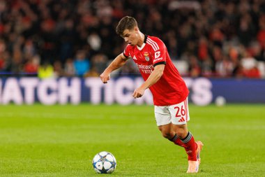 Samuel Dahl SL Benfica ve SSC Napoli (Maciej Rogowski / Ball Raw Images) arasında Şampiyonlar Ligi faz maçında görüldü)
