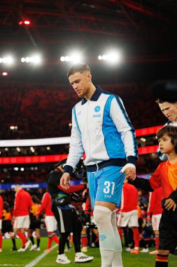 Sam Beukema SL Benfica ve SSC Napoli (Maciej Rogowski / Ball Raw Images) arasındaki Şampiyonlar Ligi faz maçında görüldü)