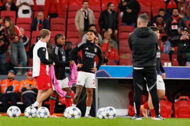 Richard Rios SL Benfica ve SSC Napoli (Maciej Rogowski / Ball Raw Images) arasındaki Şampiyonlar Ligi faz maçında görüldü)