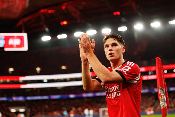 Georgiy Sudakov SL Benfica ve SSC Napoli (Maciej Rogowski / Ball Raw Images) arasındaki Şampiyonlar Ligi faz maçında görüldü)