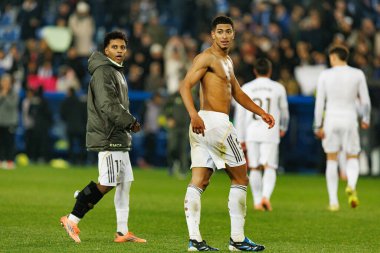 Mendizorroza 'daki Deportivo Alaves ve Real Madrid FC (Maciej Rogowski / Ball Raw Images) takımları arasında LaLiga EA SPORTS maçı sırasında Rodrygo Goes ve Jude Bellingham görüldü.)