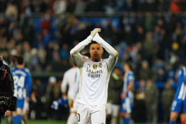 LaLiga EA SPORTS maçı sırasında Mendizorroza 'da Deportivo Alaves ve Real Madrid FC takımları arasında Kylian Mbappe görüldü (Maciej Rogowski / Ball Raw Images)