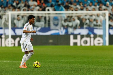 Mendizorroza 'daki Deportivo Alaves ve Real Madrid FC (Maciej Rogowski / Ball Raw Images) takımları arasında oynanan LaLiga EA SPORTS maçı sırasında Rodrygo görüldü.)