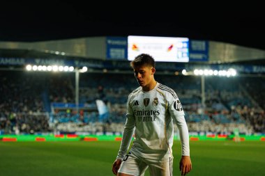 LaLiga EA SPORTS maçı sırasında Mendizorroza 'da Deportivo Alaves ve Real Madrid FC takımları arasında görüldü (Maciej Rogowski / Ball Raw Images)