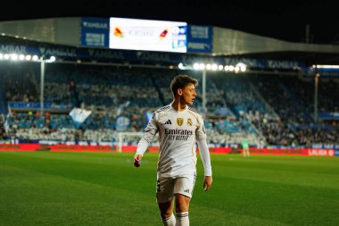 LaLiga EA SPORTS maçı sırasında Mendizorroza 'da Deportivo Alaves ve Real Madrid FC takımları arasında görüldü (Maciej Rogowski / Ball Raw Images)