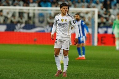 LaLiga EA SPORTS maçı sırasında Mendizorroza 'da Deportivo Alaves ve Real Madrid FC takımları arasında görüldü (Maciej Rogowski / Ball Raw Images)