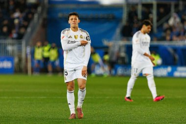 LaLiga EA SPORTS maçı sırasında Mendizorroza 'da Deportivo Alaves ve Real Madrid FC takımları arasında görüldü (Maciej Rogowski / Ball Raw Images)