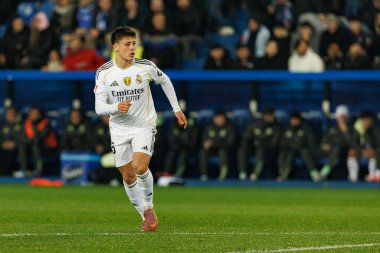 LaLiga EA SPORTS maçı sırasında Mendizorroza 'da Deportivo Alaves ve Real Madrid FC takımları arasında görüldü (Maciej Rogowski / Ball Raw Images)