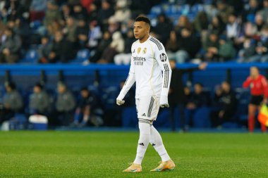 LaLiga EA SPORTS maçı sırasında Mendizorroza 'da Deportivo Alaves ve Real Madrid FC takımları arasında Kylian Mbappe görüldü (Maciej Rogowski / Ball Raw Images)