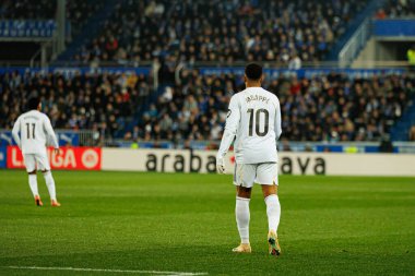 LaLiga EA SPORTS maçı sırasında Mendizorroza 'da Deportivo Alaves ve Real Madrid FC takımları arasında Kylian Mbappe görüldü (Maciej Rogowski / Ball Raw Images)