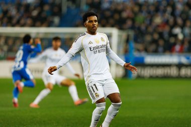 Mendizorroza 'daki Deportivo Alaves ve Real Madrid FC (Maciej Rogowski / Ball Raw Images) takımları arasında oynanan LaLiga EA SPORTS maçı sırasında Rodrygo görüldü.)