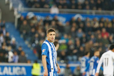 Nahuel Tenaglia, LaLiga EA SPORTS maçı sırasında Mendizorroza 'da Deportivo Alaves ve Real Madrid FC takımları arasında görüldü (Maciej Rogowski / Ball Raw Images)