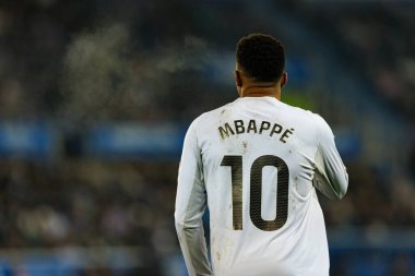 LaLiga EA SPORTS maçı sırasında Mendizorroza 'da Deportivo Alaves ve Real Madrid FC takımları arasında Kylian Mbappe görüldü (Maciej Rogowski / Ball Raw Images)