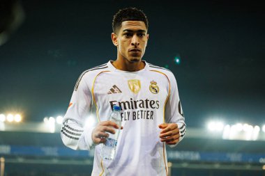 Jude Bellingham, Mendizorroza 'da Deportivo Alaves ve Real Madrid FC takımları arasında oynanan LaLiga EA SPORTS maçı sırasında görüldü (Maciej Rogowski / Ball Raw Images)