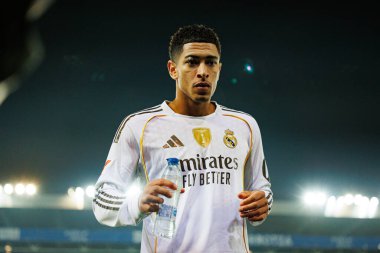 Jude Bellingham, Mendizorroza 'da Deportivo Alaves ve Real Madrid FC takımları arasında oynanan LaLiga EA SPORTS maçı sırasında görüldü (Maciej Rogowski / Ball Raw Images)