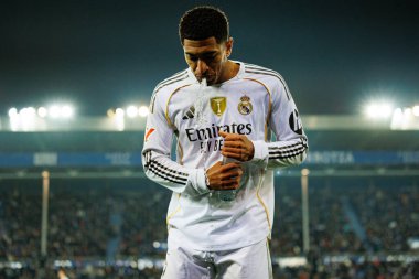 Jude Bellingham, Mendizorroza 'da Deportivo Alaves ve Real Madrid FC takımları arasında oynanan LaLiga EA SPORTS maçı sırasında görüldü (Maciej Rogowski / Ball Raw Images)