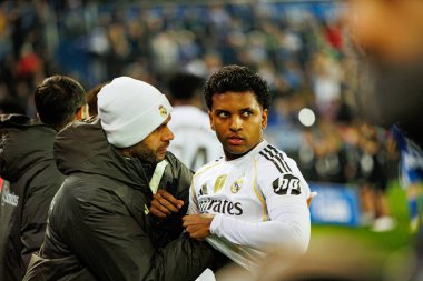 Mendizorroza 'daki Deportivo Alaves ve Real Madrid FC (Maciej Rogowski / Ball Raw Images) takımları arasında oynanan LaLiga EA SPORTS maçı sırasında Rodrygo görüldü.)